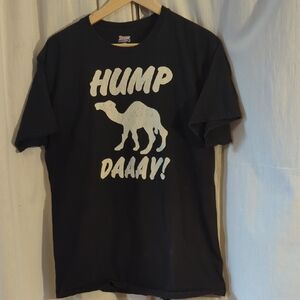 Hanes Black Short Sleeve Tees Casual Cotton